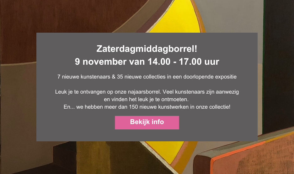 Zaterdagmiddagborrel! 9 november van 14.00 - 17.00 uur